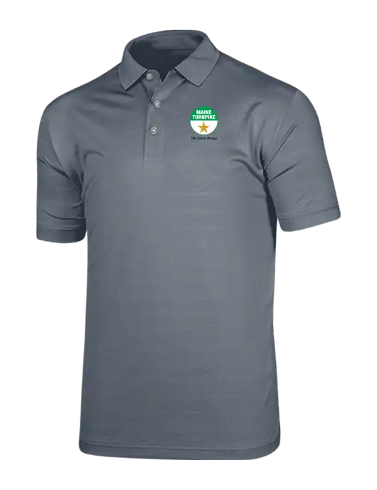 Callaway Vibrant Light Grey Ventilated Polo w/MTA Turnpike Logo