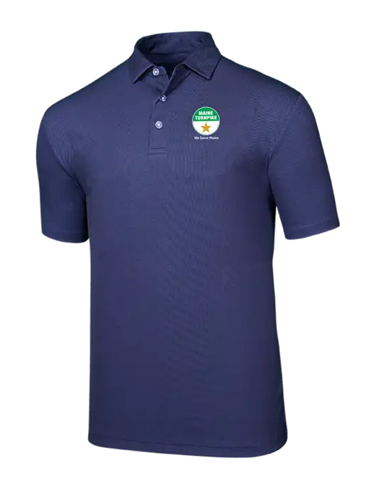 Callaway Birdseye Navy Polo w/MTA Turnpike Logo