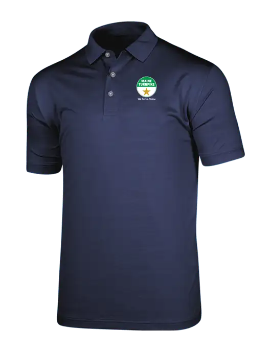 Callaway Vibrant Navy Ventilated Polo w/MTA Turnpike Logo