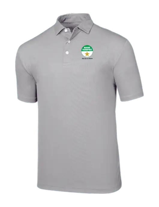 Callaway Birdseye Light Grey Polo w/MTA Turnpike Logo