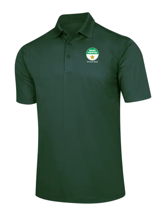 Dark Green Micropique Sport-Wick Polo w/MTA Turnpike Logo