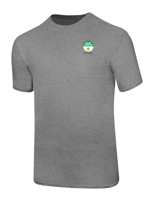Ring Spun Light Heather Grey 4.5 oz T-Shirt w/MTA Turnpike Logo