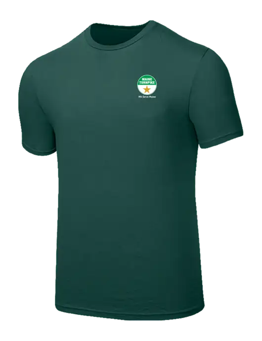 Seriously Soft Dark Green T-Shirt w/MTA Turnpike Logo