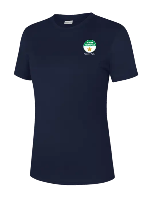 Womens Navy PosiCharge Competitor Tee w/MTA Turnpike Logo