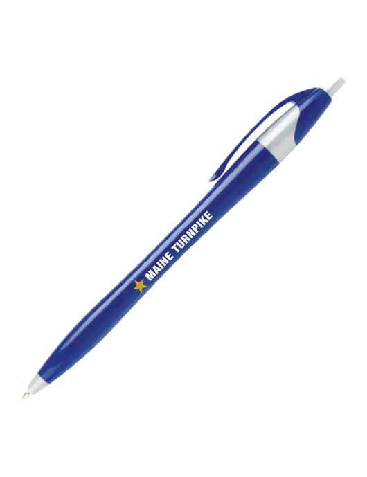 Novella Navy/Silver Corporate Pen- Blue Ink w/MTA Turnpike Logo