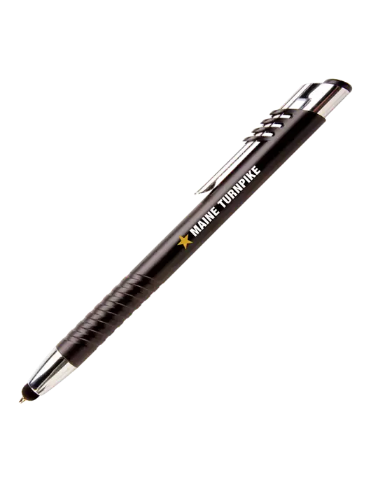 Schirhart Black Stylus Pen - Blue Ink w/MTA Turnpike Logo