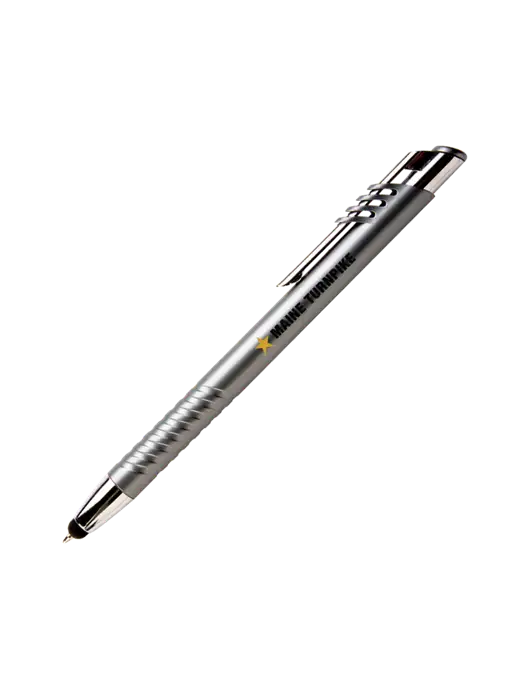 Schirhart Grey Stylus Pen - Blue Ink w/MTA Turnpike Logo