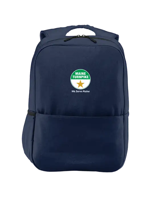 Access Square Laptop River Blue Navy Backpack w/MTA Turnpike Logo