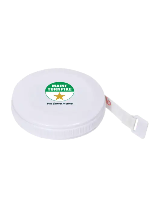 White Round Tape Measure w/MTA Turnpike Logo