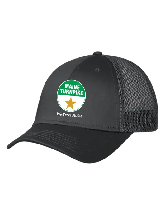 Charcoal Mesh Trucker Cap Snap Back w/MTA Turnpike Logo