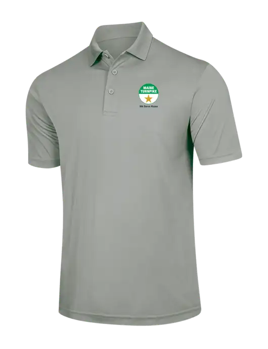 Silver PosiCharge Competitor Polo w/MTA Turnpike Logo