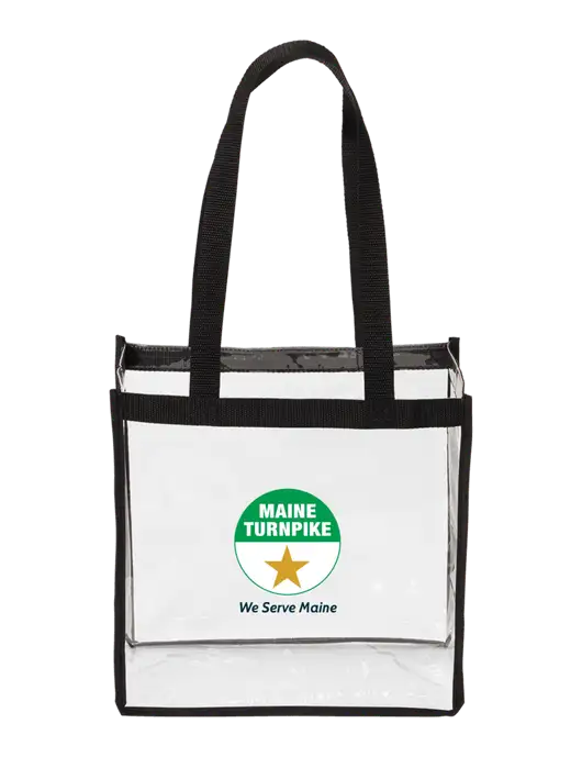 Clear Stadium Tote w/MTA Turnpike Logo