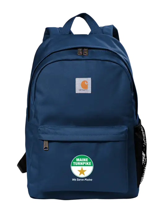 Carhartt Navy Canvas Backpack w/MTA Turnpike Logo