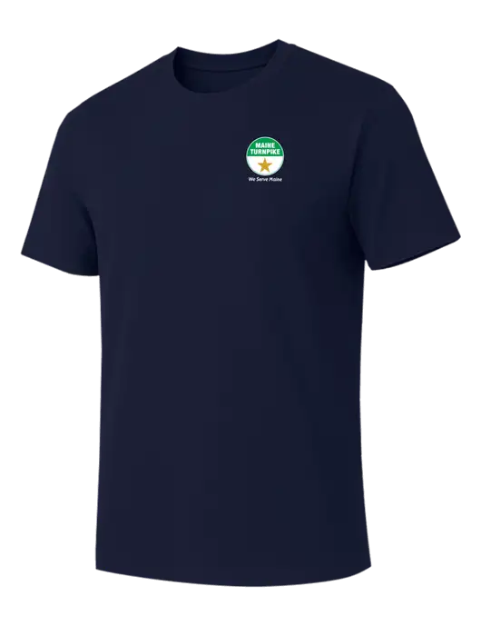 Allmade Dark Navy Organic Cotton Tee w/MTA Turnpike Logo