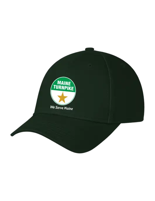 Dark Green Structured Cap Hook & Loop w/MTA Turnpike Logo