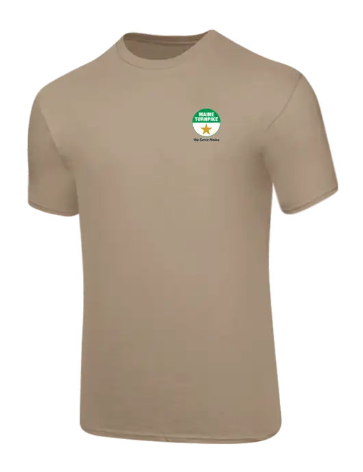 Core Blend Dark Tan T-Shirt w/MTA Turnpike Logo