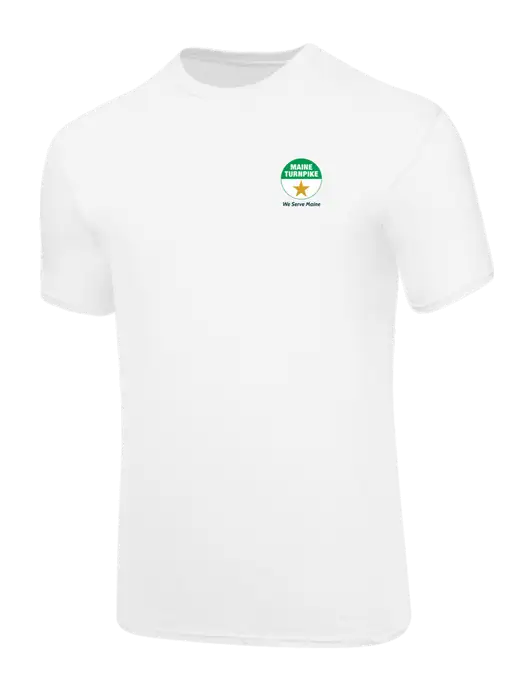 Core Blend White T-Shirt w/MTA Turnpike Logo