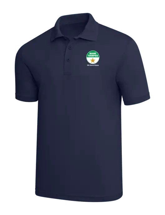 Navy PosiCharge RacerMesh Polo w/MTA Turnpike Logo