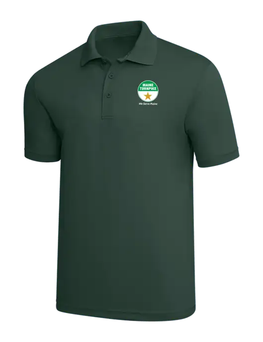 Dark Green PosiCharge RacerMesh Polo w/MTA Turnpike Logo