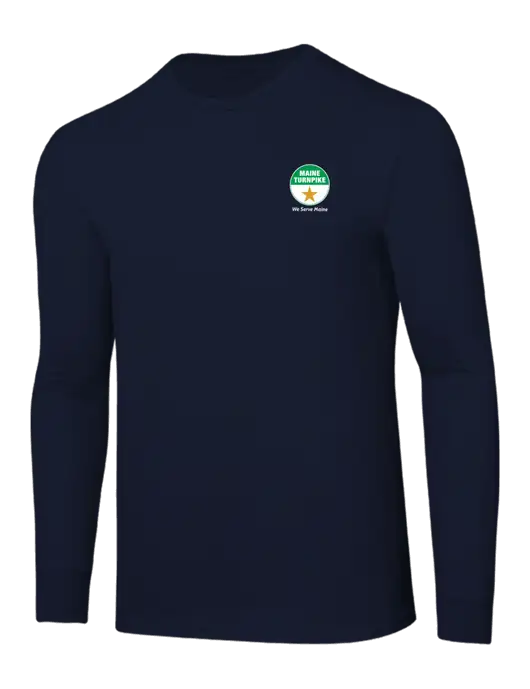 Core Blend Navy Long Sleeve Tee w/MTA Turnpike Logo