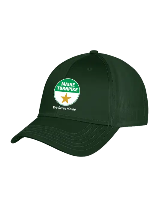 Dark Green Mesh Trucker Cap Snap Back w/MTA Turnpike Logo
