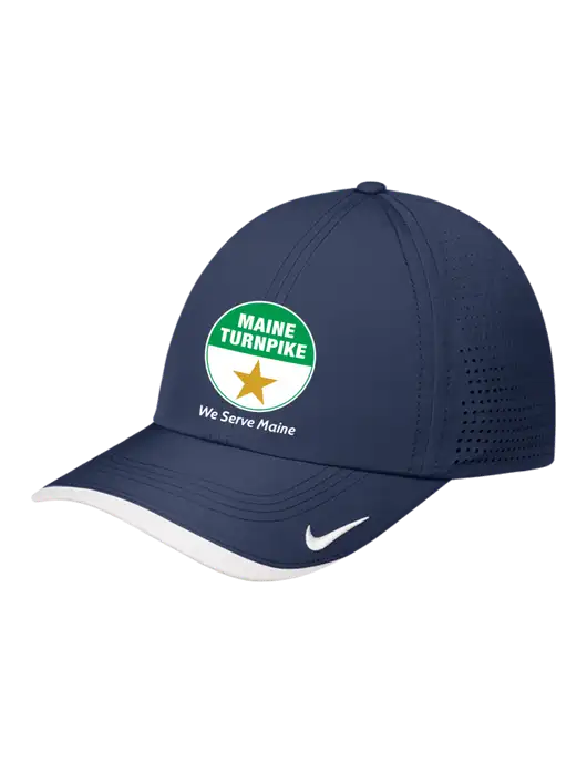 Nike Navy/White Dri-FIT Perforated Performance Cap w/MTA Turnpike Logo