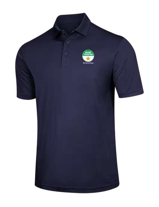 Navy PosiCharge Competitor Polo w/MTA Turnpike Logo