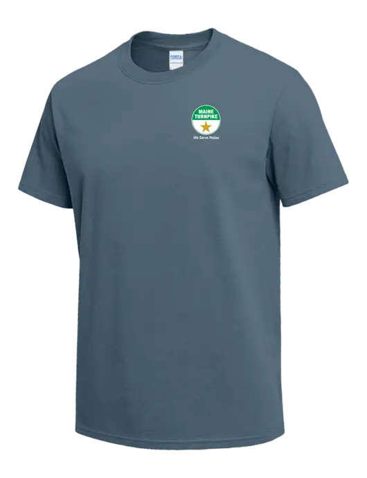 Slate Blue Heavyweight 6.1 oz T-Shirt w/MTA Turnpike Logo
