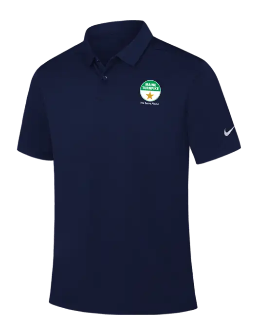 Nike Navy Dry Essential Solid Polo w/MTA Turnpike Logo
