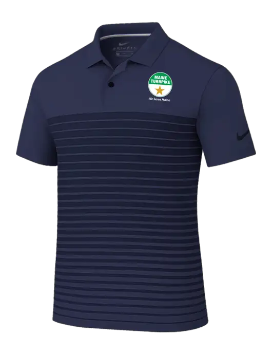 Nike Navy Dri-FIT Vapor Block Polo w/MTA Turnpike Logo