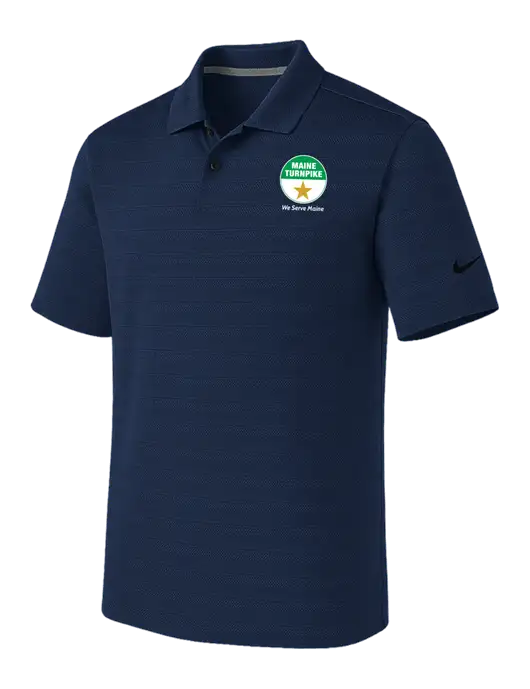 Nike Navy Dri-FIT Vapor Jacquard Polo w/MTA Turnpike Logo