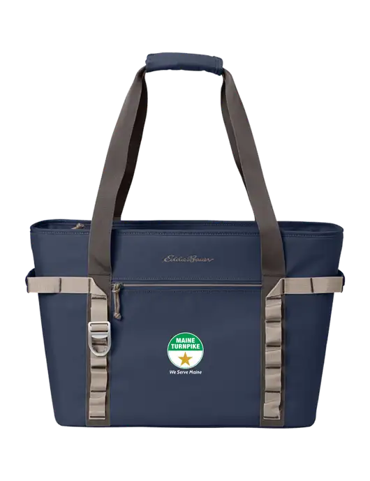 Eddie Bauer Navy Max Cool Tote Cooler  w/MTA Turnpike Logo