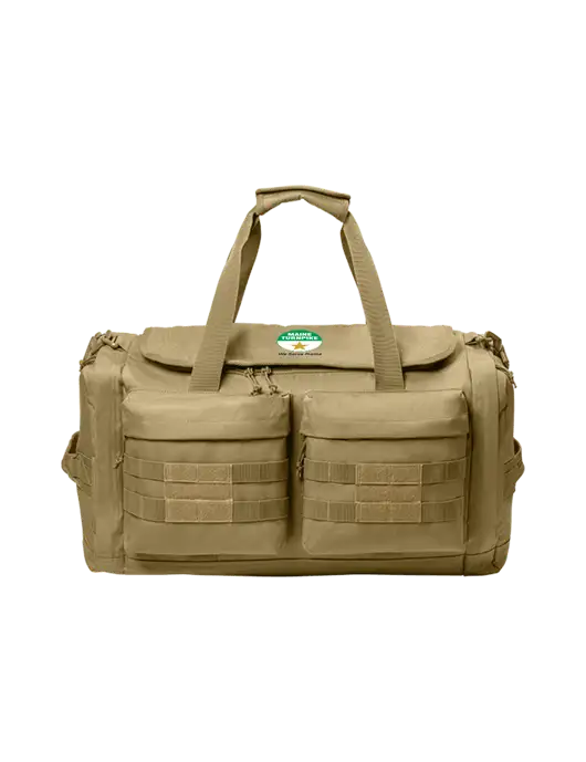 CornerStone Dark Tan Tactical Duffel w/MTA Turnpike Logo