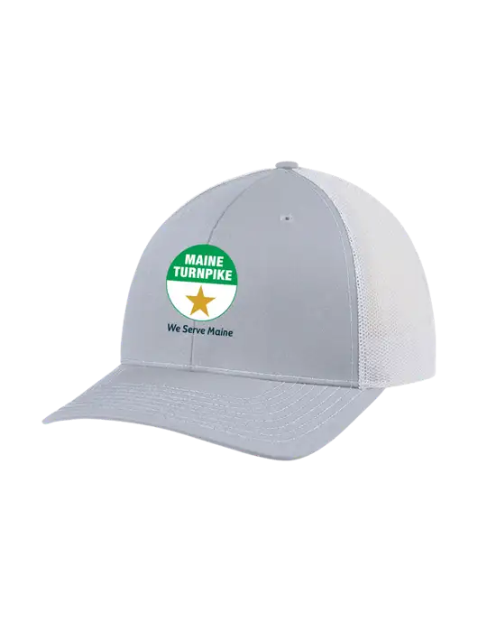 Richardson Adjustable Snapback Original 112 Trucker Cap Light Heather Grey w/White Mesh w/MTA Turnpike Logo