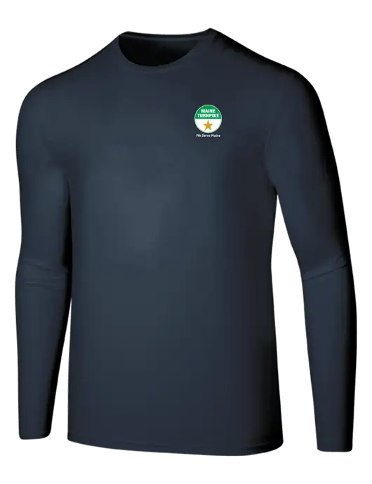 Seriously Soft Navy Long Sleeve T-Shirt w/MTA Turnpike Logo