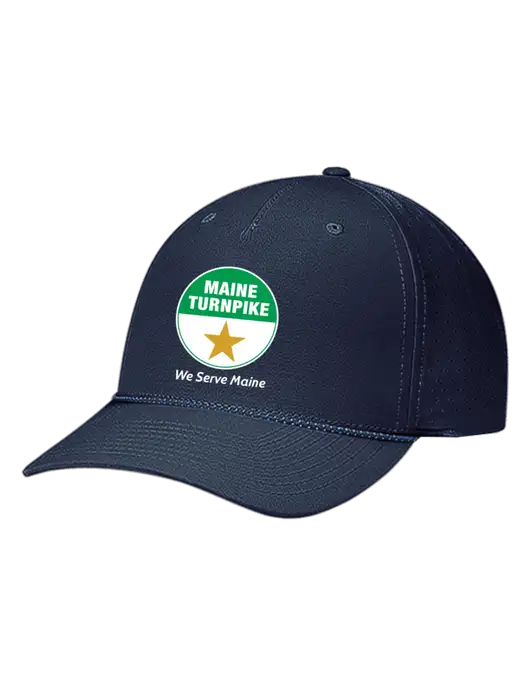 Richardson Laser Perf Performance Dark Navy/Navy-Grey-Blue Rope Cap w/MTA Turnpike Logo