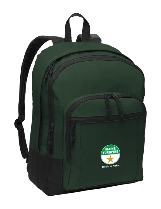 Dark Green Essential Backpack w/MTA Turnpike Logo