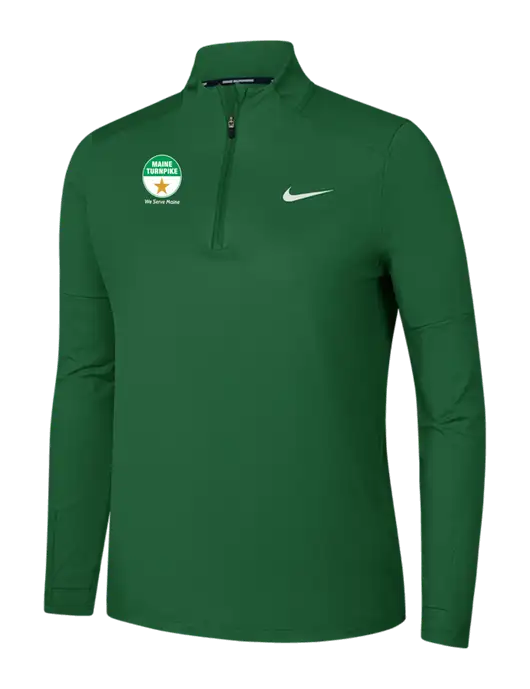 Nike Dark Green Womens Dri-FIT Element 1/2-Zip Pullover w/MTA Turnpike Logo