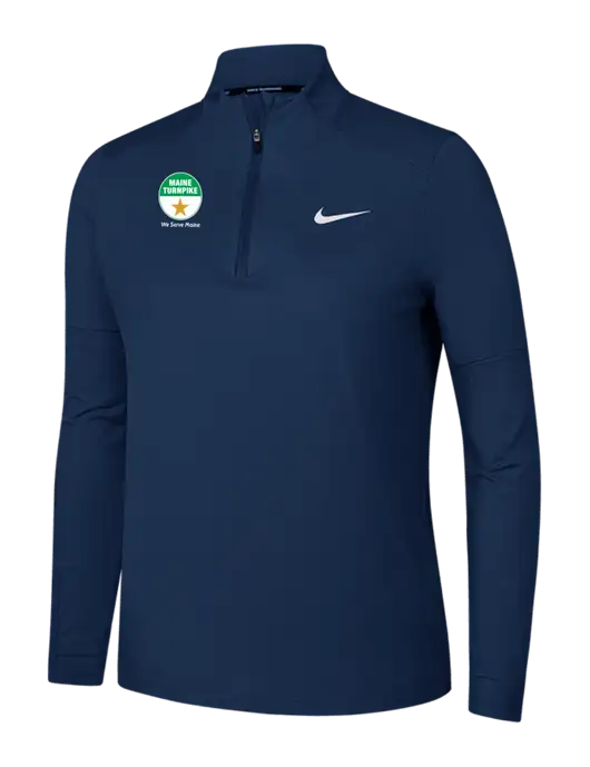 Nike Dark Navy Womens Dri-FIT Element 1/2-Zip Pullover w/MTA Turnpike Logo