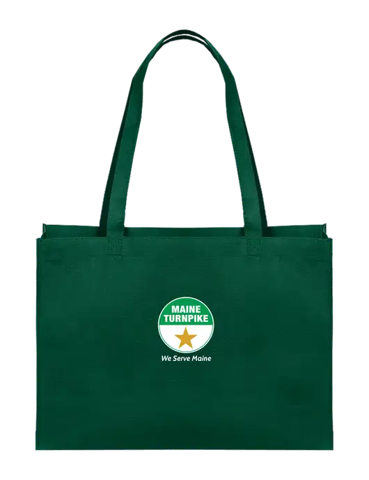 Eco Reusable Dark Green Tote w/MTA Turnpike Logo