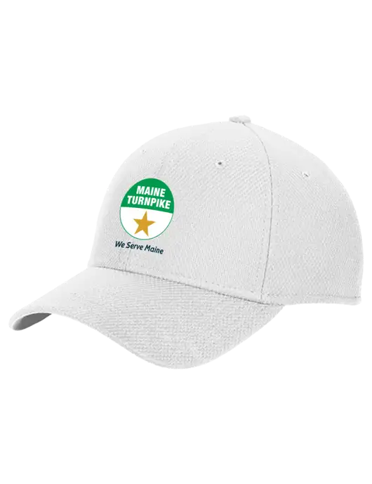 New Era Diamond Era White Stretch Cap w/MTA Turnpike Logo