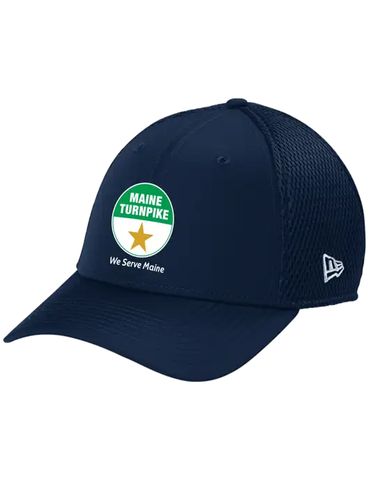 New Era 39THIRTY Performance Stretch Dark Navy Mesh Cap w/MTA Turnpike Logo