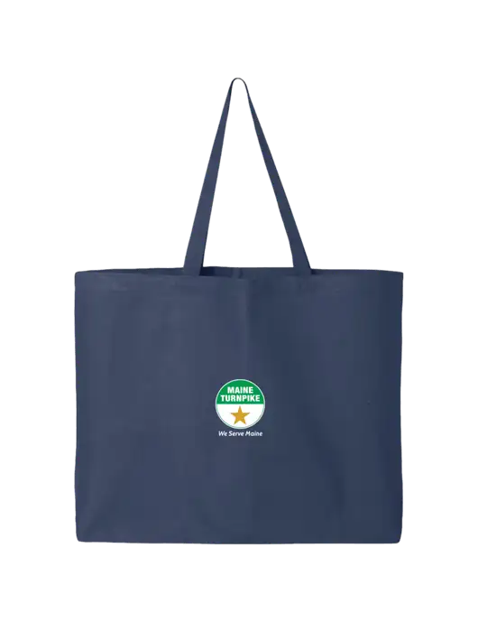 Sturdy Canvas Navy Tote w/MTA Turnpike Logo
