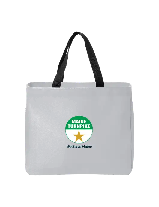 Essential Light Grey Tote w/MTA Turnpike Logo