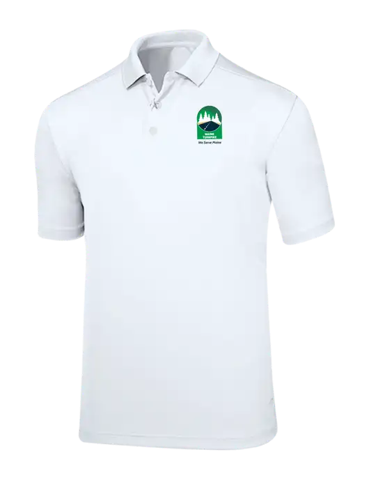 Callaway Core Bright White Performance Polo w/MTA Turnpike Evergreen Logo