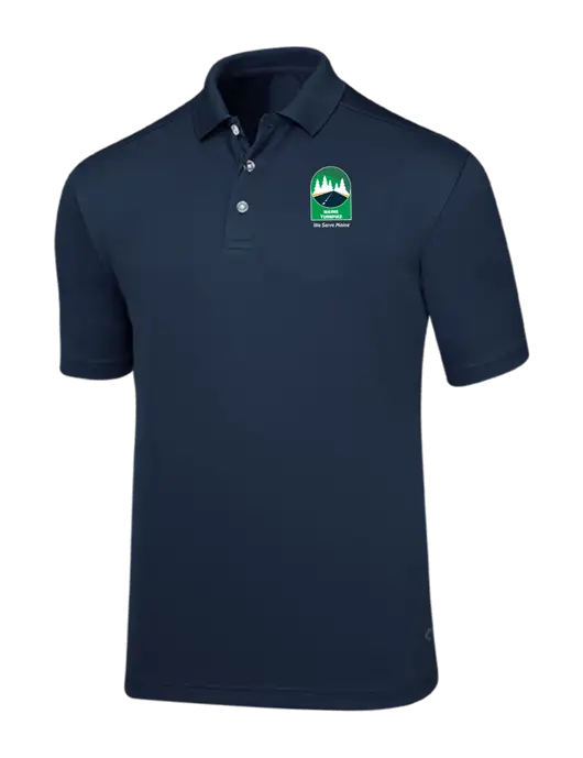 Callaway Core Navy Performance Polo w/MTA Turnpike Evergreen Logo