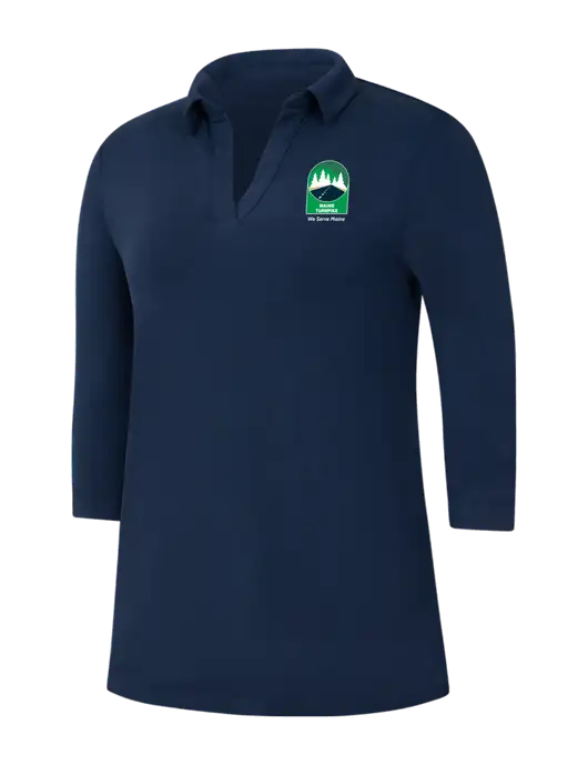 Navy Womens Luxe Knit Tunic w/MTA Turnpike Evergreen Logo