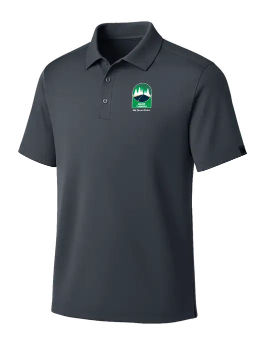 OGIO Dark Grey Framework Polo w/MTA Turnpike Evergreen Logo