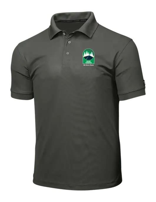 OGIO Medium Grey Caliber 2.0 Polo w/MTA Turnpike Evergreen Logo