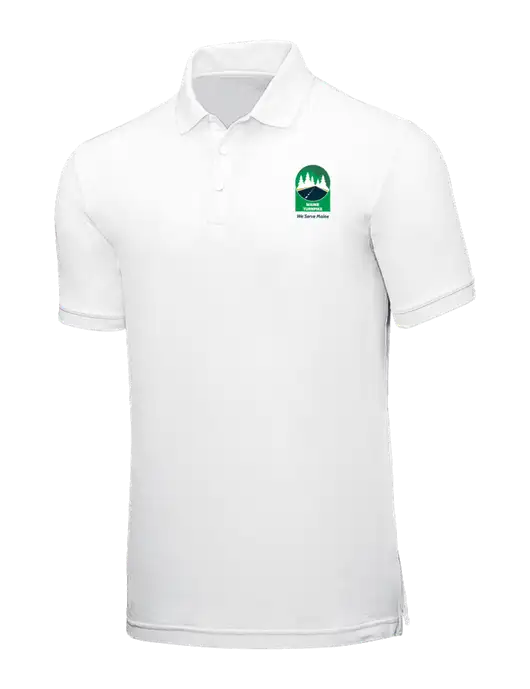 White Core Classic Pique w/MTA Turnpike Evergreen Logo